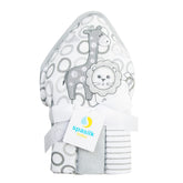 Spasilk hooded baby towel for cozy bath time and quick drying.