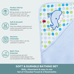 Spasilk bath set plush terry fabric delivers cozy post-bath drying.