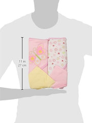 Spasilk hooded towel 26x30 keeps baby warm after bath time