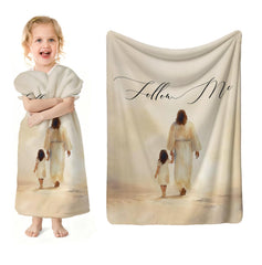 SPBL&L Jesus Christian Nursery Blanket front view showing soft warmth for bedtime