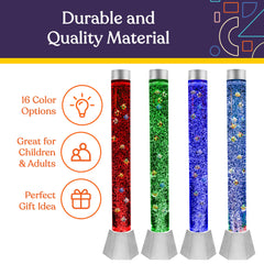 Special Supplies Diamond floor-standing lamp in a child’s bedroom for calming ambience.