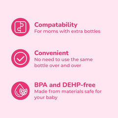 Spectra bottle adapter lightweight design ideal for travel and storage