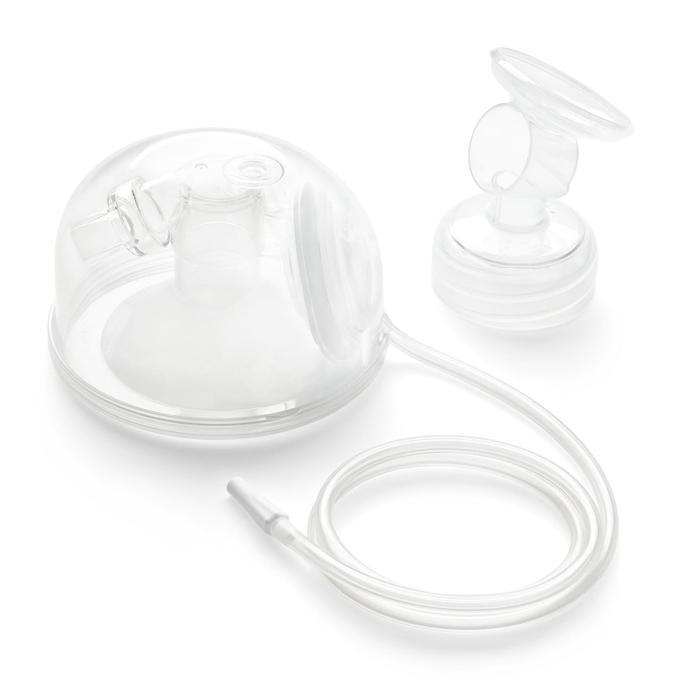 Spectra CaraCups wearable milk collection captures milk hands-free during daily tasks.