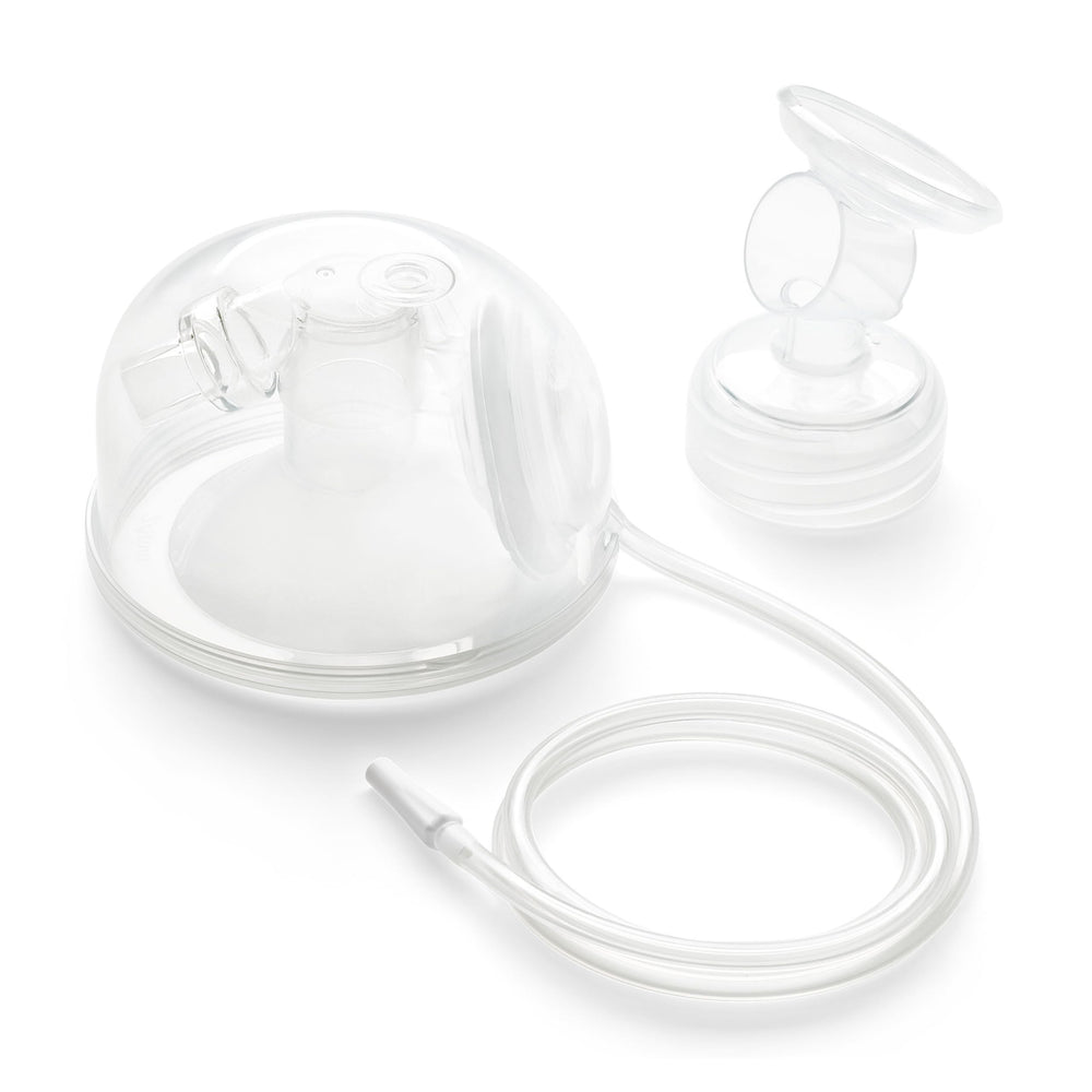 Spectra CaraCups wearable milk collection in pump-direct mode for hands-free pumping