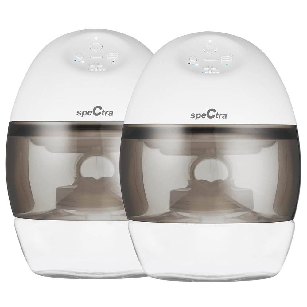 Spectra Premier wearable breast pump in-bra for hands-free pumping with quiet operation.