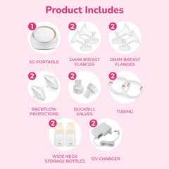 Spectra Synergy Gold nightlight view highlights easy night-time pumping.