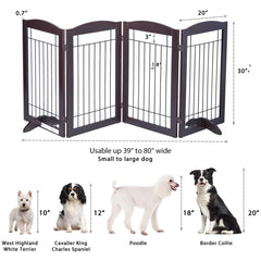 Spirich four-panel hinges allow flexible configurations for doorways and stairs.