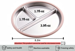 SPMKTQK plate on highchair tray prevents sliding during meals