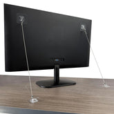 SPNKMJUJ 6-pack TV safety straps secure flat screen to prevent tip-overs.
