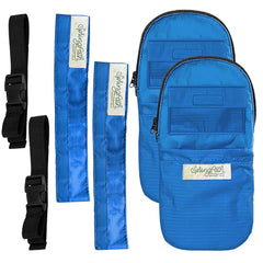SpringPath Essentials DN cover front view in royal blue for discreet comfort.