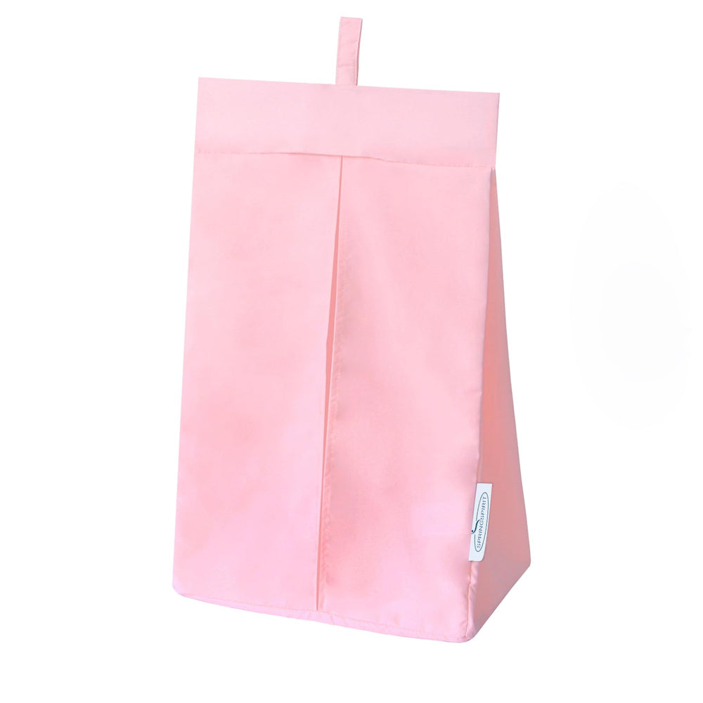 SPRINGSPIRIT diaper stacker pink side view with roomy interior for quick diaper access
