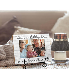 SSQBZU frame mounted on wall for grandparents memories