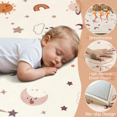STARUIA non-slip backing keeps the mat in place on any floor.