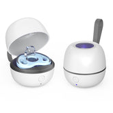 StarWin pacifier sanitizer case on the go, compact design for travel.