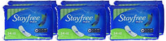 Stayfree Maxi Pad Soft quilted honeycomb surface for comfort.