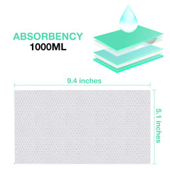 Stazilix tear-resistant commode pad provides reliable leak protection during use.
