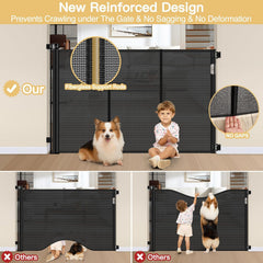 Stcockis tall gate in doorway demonstrates indoor safety and wide fit