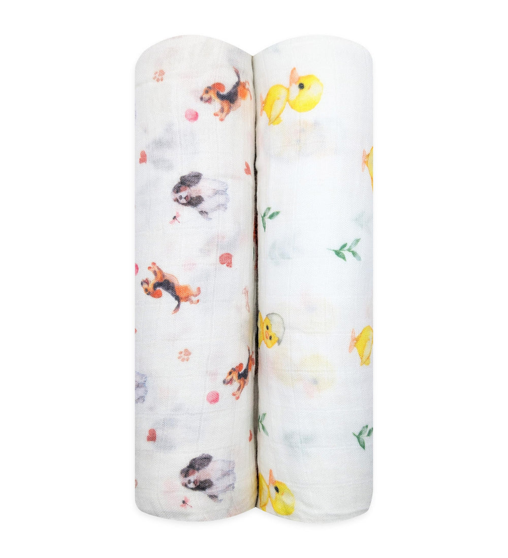 Stellar Kiddos Muslin Swaddle Blanket with soft texture for gentle snuggling