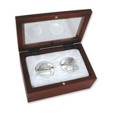 Stephan Baby keepsake box for curls and teeth in rosewood finish