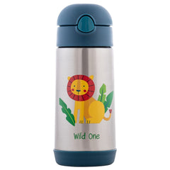 Stephen Joseph double-wall bottle keeps drinks cooler longer for kids on the go.