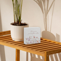 STHTTSW Christian Bible wooden sign adds calm charm to a nursery