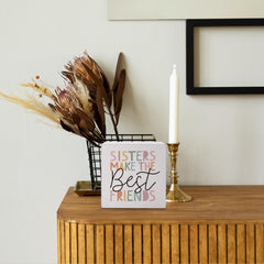 STHTTSW compact 5x5 inch sign is easy to place on any surface.