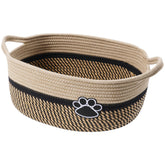 STOBS K small woven basket with handle for organized storage on shelves