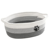 STOBSK small woven basket with handle for easy storage and organization.