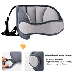 StoHua baby travel headrest pillow dark grey for cozy journeys