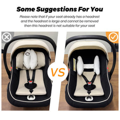 StoHua car-seat neck cushion keeps tiny head centered during rides