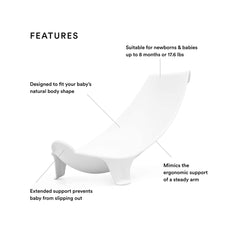 Stokke newborn support padded head area for comfortable infant baths