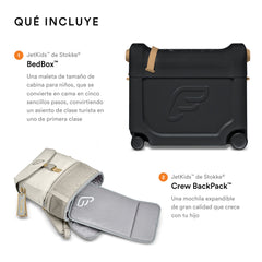 Stokke JetKids BackPack reflective material enhances travel safety