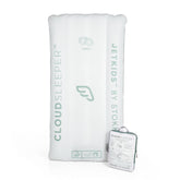 Stokke JetKids CloudSleeper inflatable bed for travel; secure nights away from home.