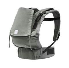 Stokke Limas Carrier Flex front view in Glacier Green, showing ergonomic design for comfort.