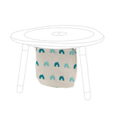 Stokke MuTable Cotton Bag with Igloos for tidy toy storage.