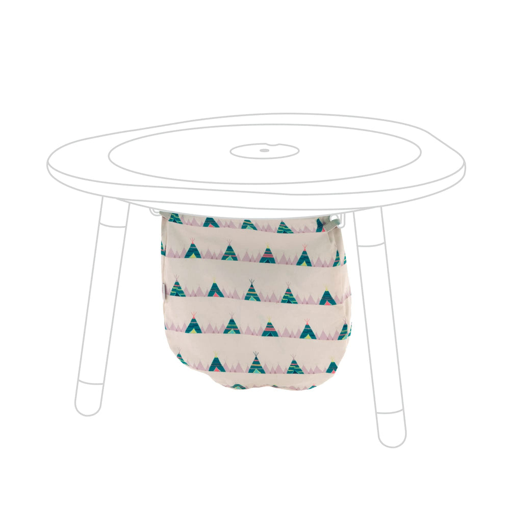 Stokke MuTable cotton bag with tepees pattern for organized toys