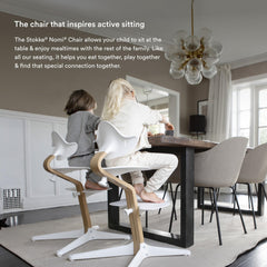 Stokke Nomi Cushion machine washable cover keeps freshness between uses.