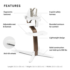 Stokke Nomi showcasing seamless adjustability without tools