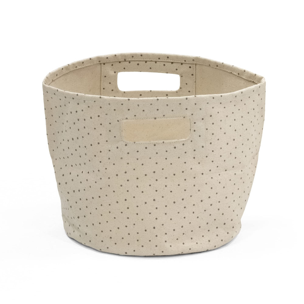 Stokke Sleepi shelf basket stores diapers within easy reach
