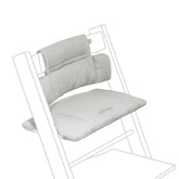 Stokke Tripp Trapp Classic Cushion 2 Nordic Grey close-up fabric detail for softness