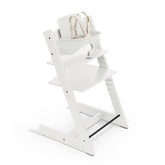 Stokke Tripp Trapp 2 white, front view shows sturdy dining chair for family meals.