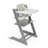 Stokke Tripp Trapp high chair Storm Grey front view for table-height family meals