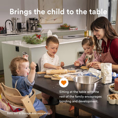 Stokke Tripp Trapp Serene Pink adjustable footplates support comfortable posture