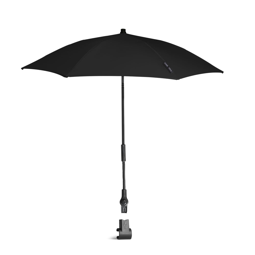 Stokke YOYO parasol in black with UPF 50+ protection for sunny outings
