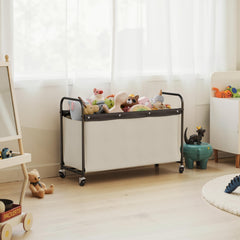 StorageWorks Storage Chest with Wheels, reinforced metal frame and Oxford fabric.