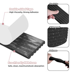 Storystore ladder pads protect chairs, strollers, and carts.