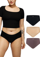 Strawberry Weeks leakproof 2.0 brief in seamless design for all-day protection under outfits