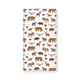 Streeyiu fox-pattern baby crib sheet adds playful style to the nursery.
