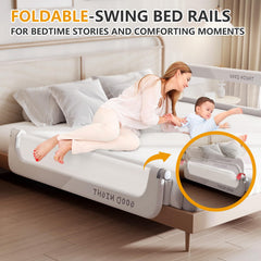 Strenkitech rails with soft padding and rounded edges for safe sleep