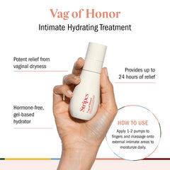 STRIPES Vag Honor application scene shows easy pump use for comfort.